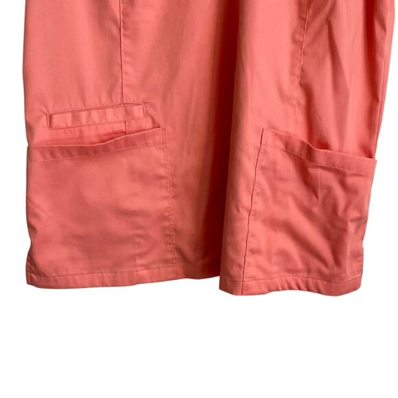 Matrix by Maevn Scrubs Women Top L Orange Medical Uniform Nurse Workwear Dental - Picture 7 of 10